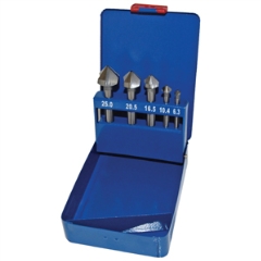 UNIKUT 6PC HSS 3-FLUTE 90DEG. COUNTERSINK SET - 6.3-20.5MM